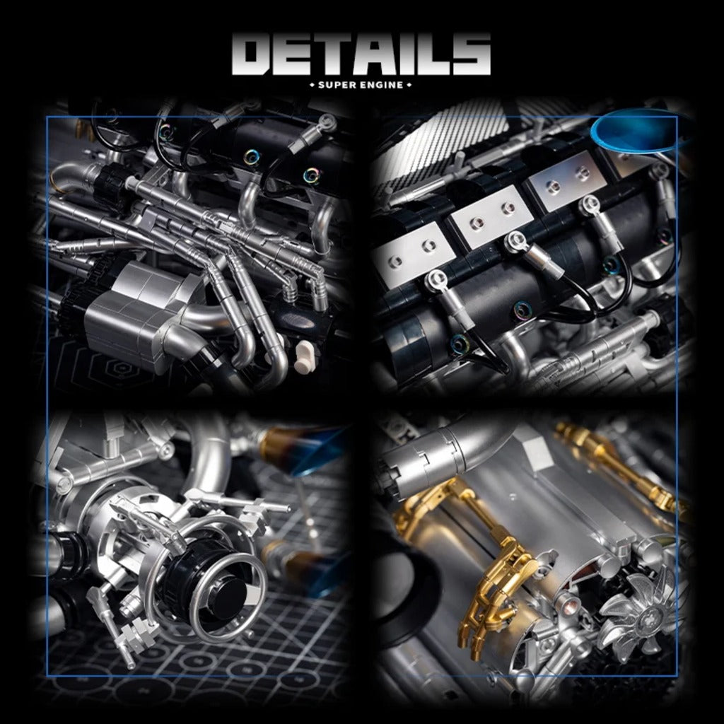 EiKee Piston V8 Engine (Y15002) building set - view 13