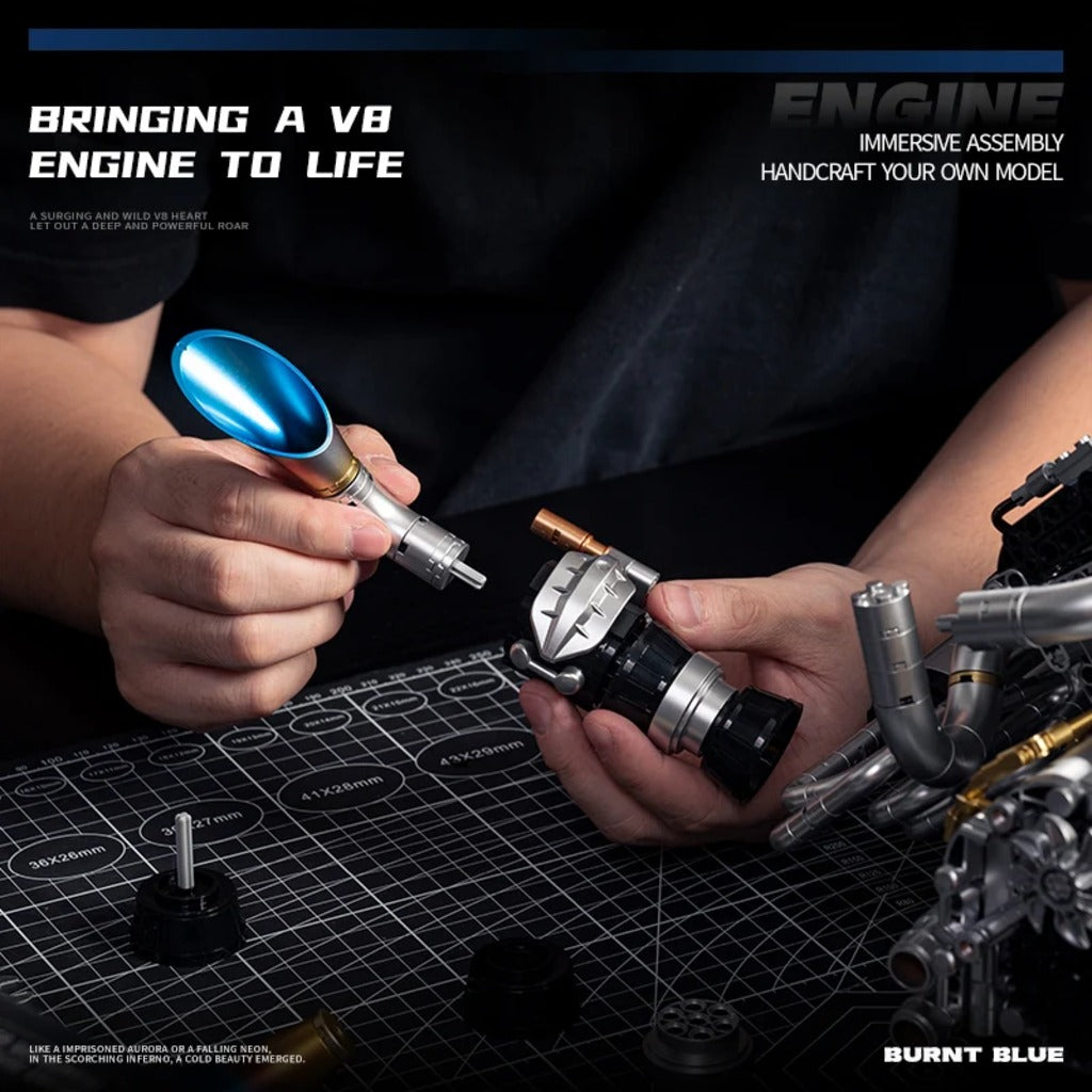 EiKee Piston V8 Engine (Y15002) building set - view 8