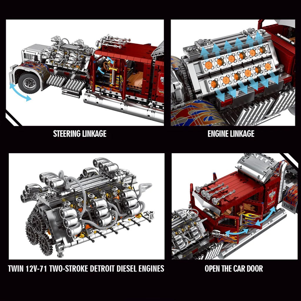 EiKee THOR 24 HEAVY TRUCKS (Y18066) building set - view 4