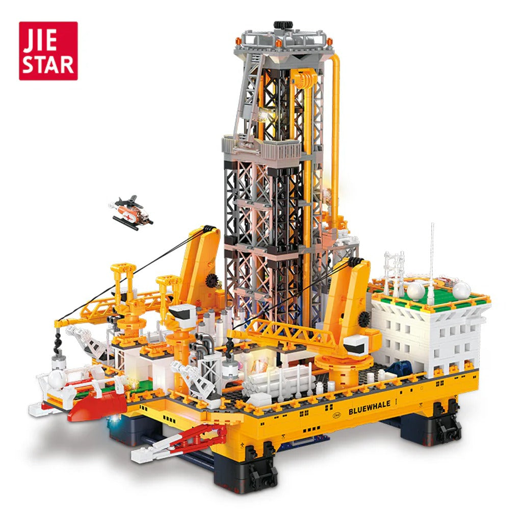 JIESTAR Bluewhale Drilling Platform (JJ9135) building set
