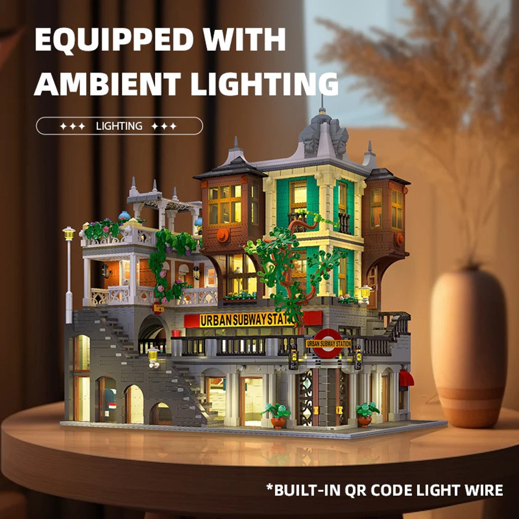 JIESTAR City Light Rail Station (89129) building set - view 5