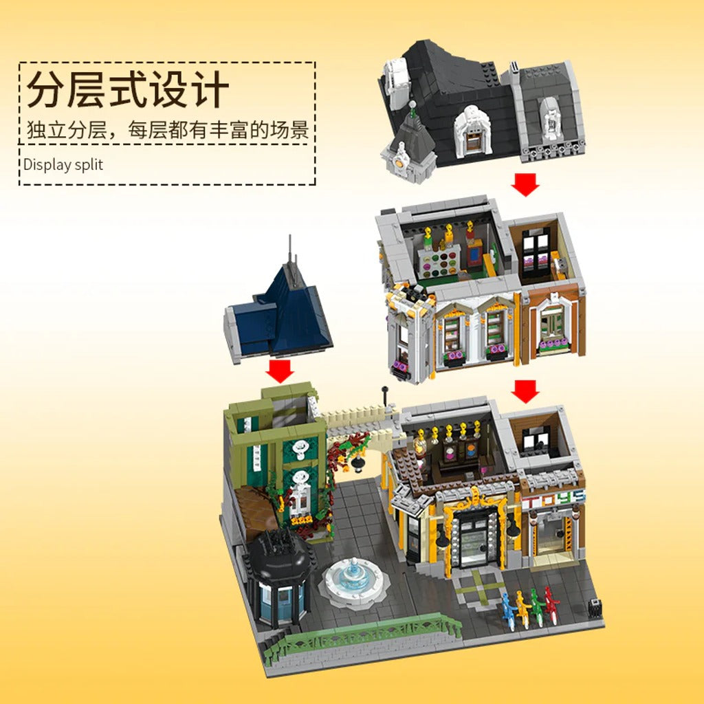 JIESTAR City Street Toy Shopping Mall (89112) building set - view 5