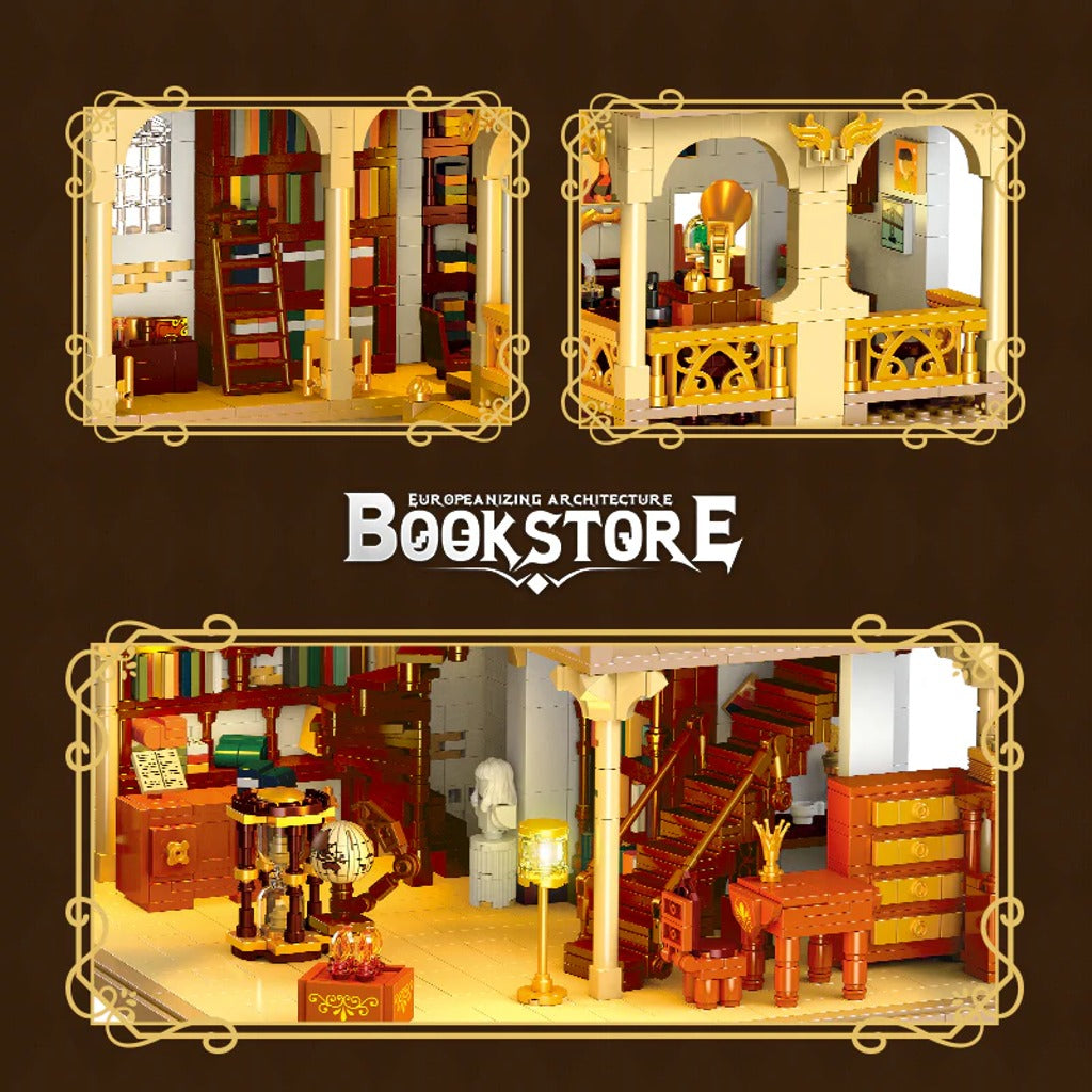 JIESTAR European Bookstore (57015) building set - view 3