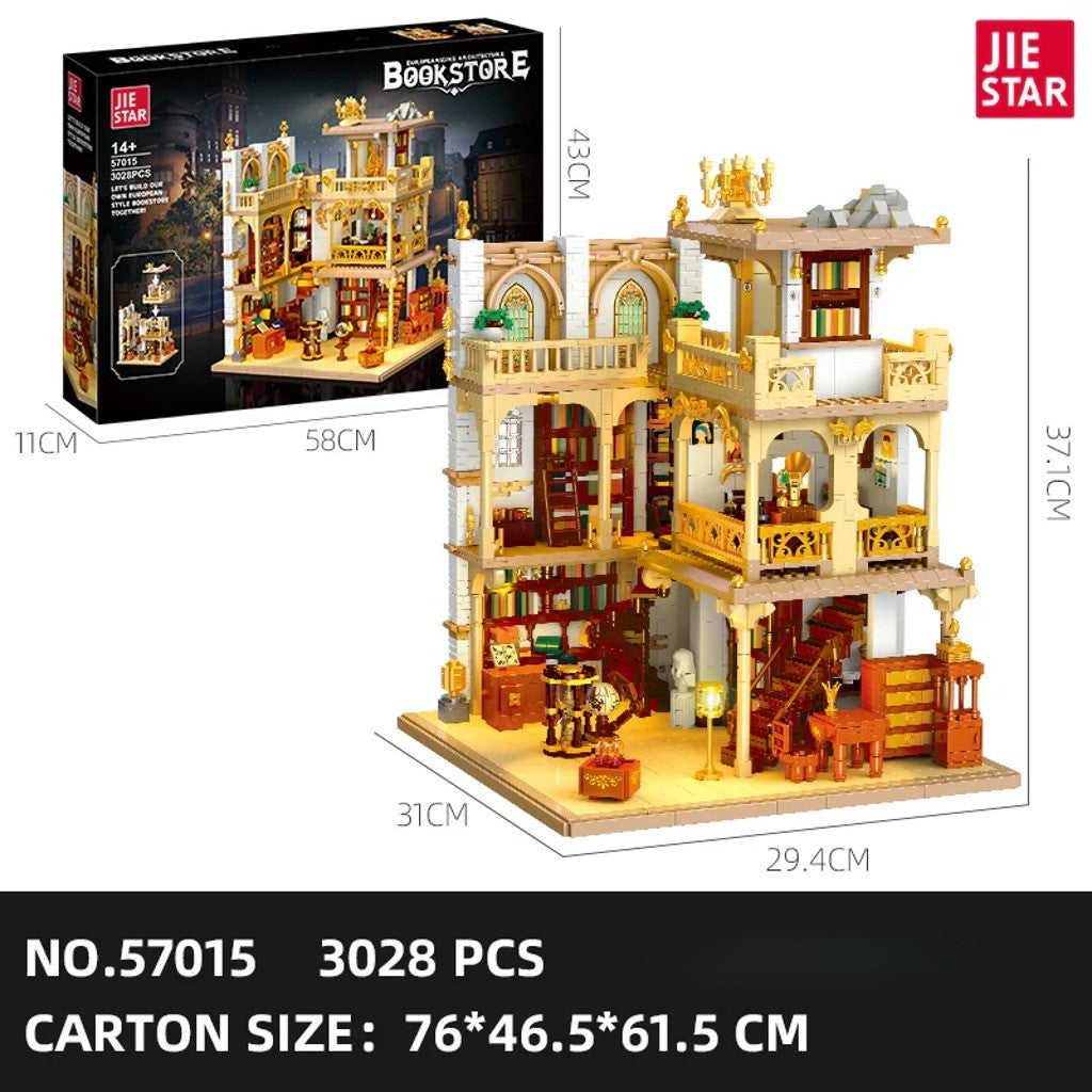 JIESTAR European Bookstore (57015) building set - view 6