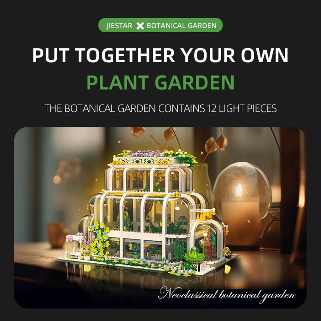JIESTAR Neoclassical Botanical Garden (JJ9044) building set - view 3