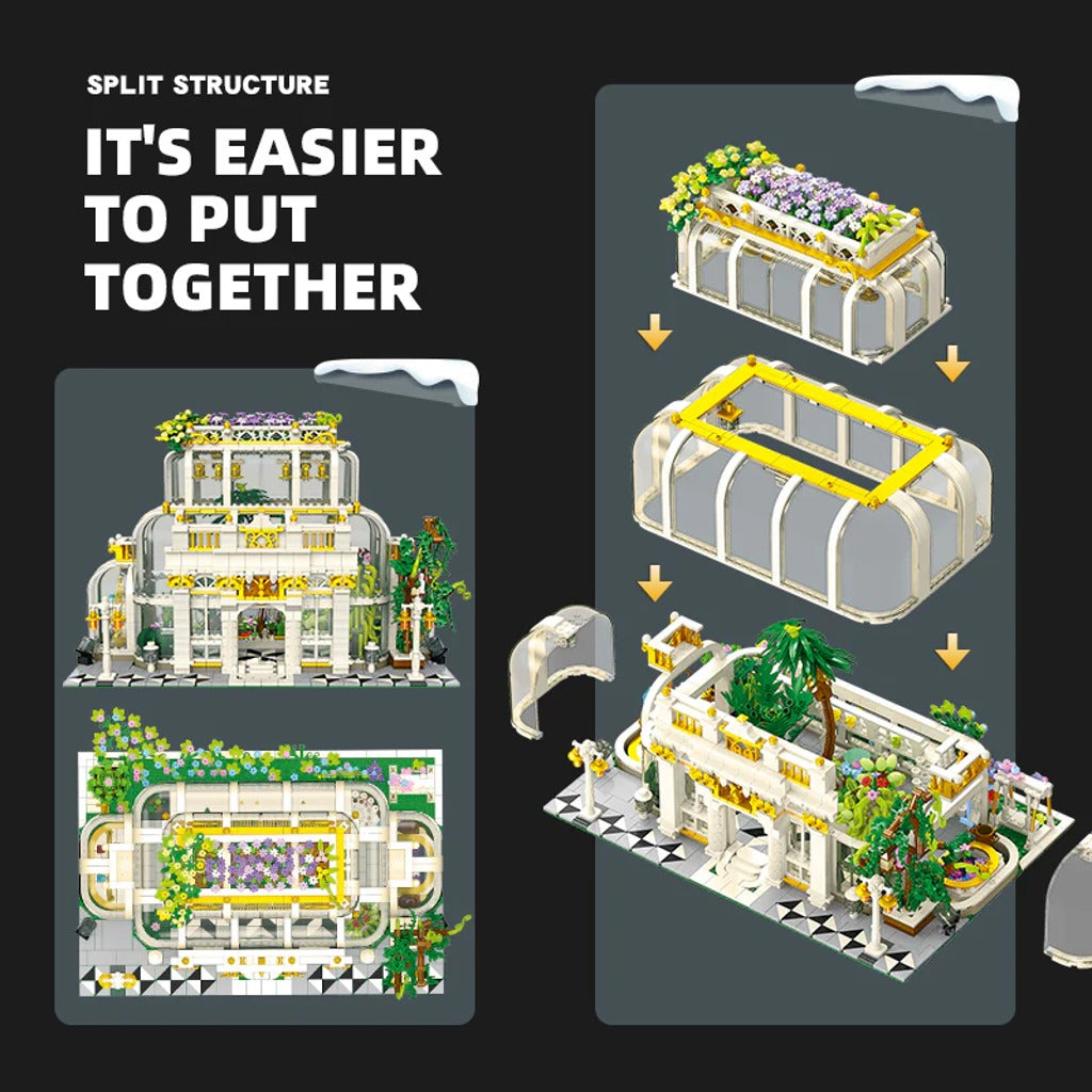 JIESTAR Neoclassical Botanical Garden (JJ9044) building set - view 5