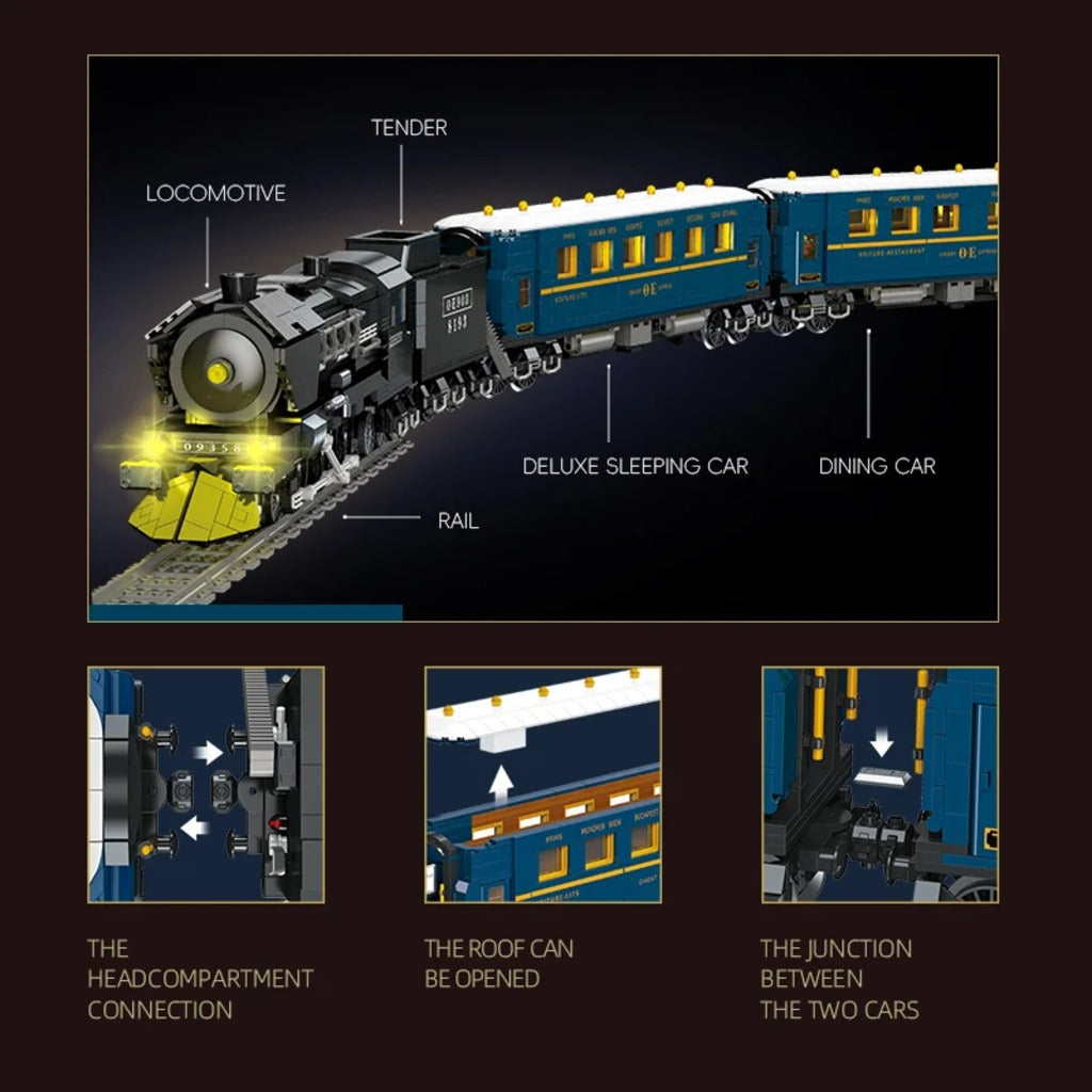 JIESTAR Orient Train (JJ9155) building set - view 3