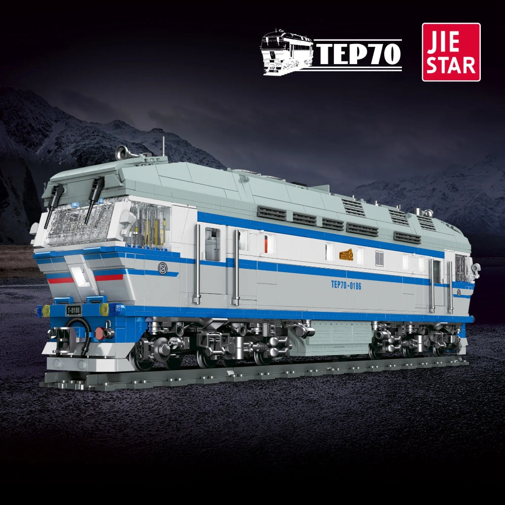 JIESTAR TEP70 Diesel Locomotive (JJ9259) building set - view 2