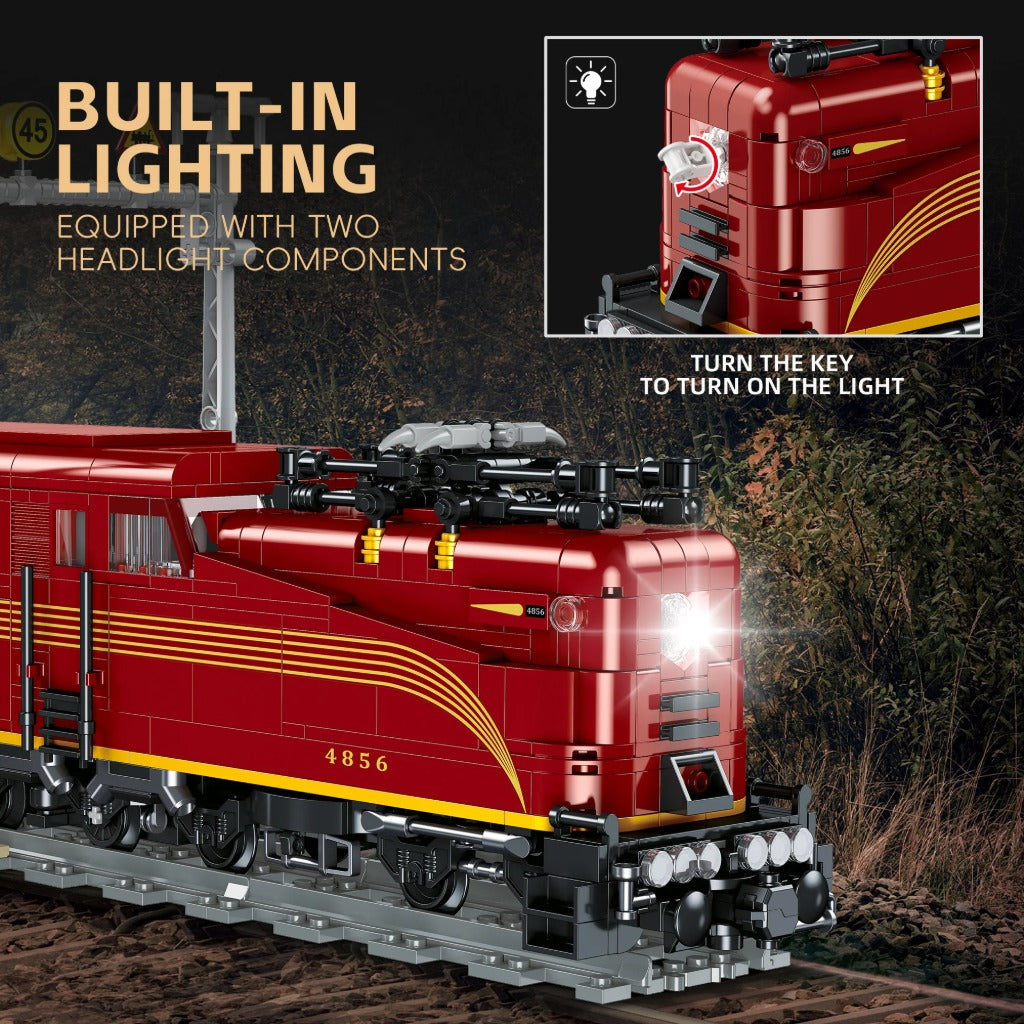 JIESTAR Vintage Express Train (JJ9250) building set - view 4