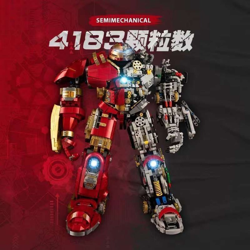 KBOX Hulkbuster MK44 Half Clear Version (10513) building set - view 2