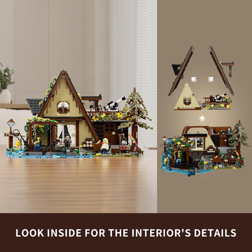 Lumibricks A-Frame Cabin (F9013) building set - view 3