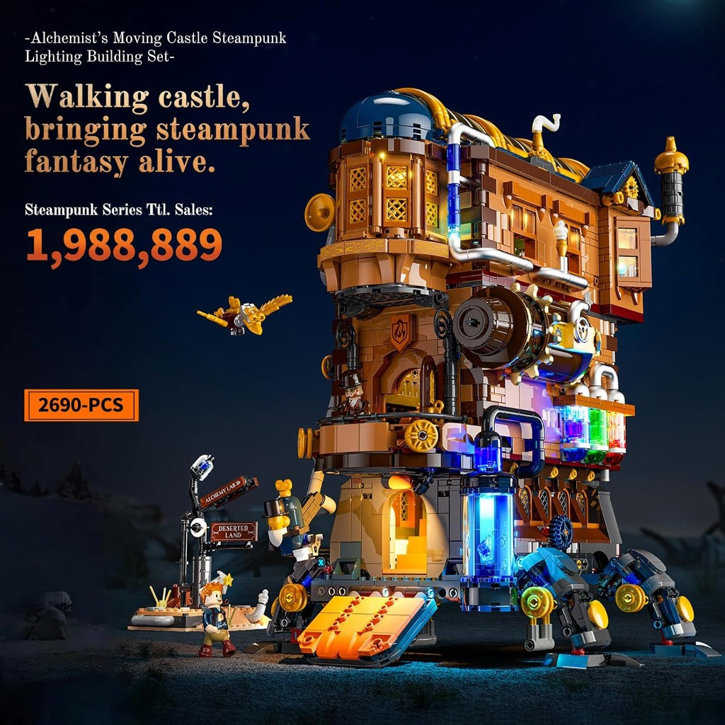 Lumibricks Alchemists Moving Castle (L9103) building set - view 6