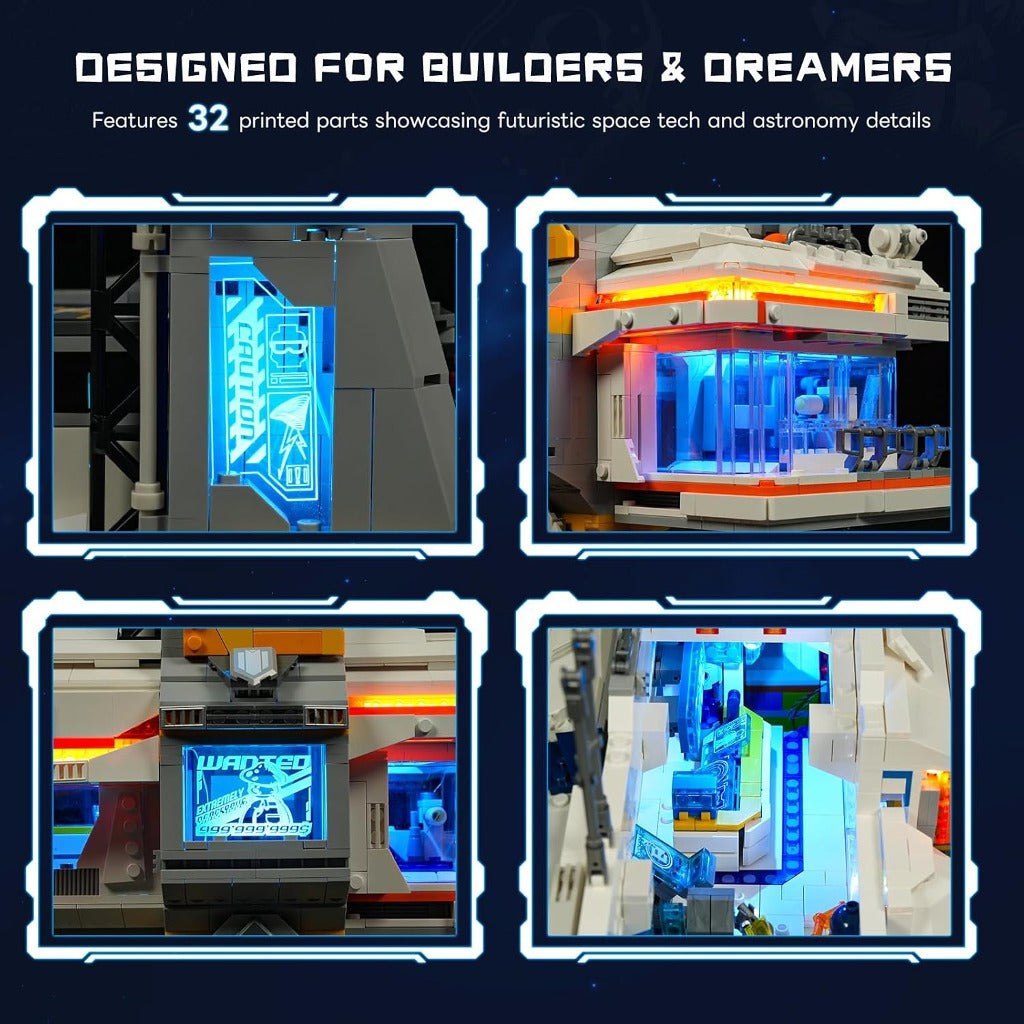 Lumibricks Alien Frontier: Bounty Hub (20007) building set - view 3