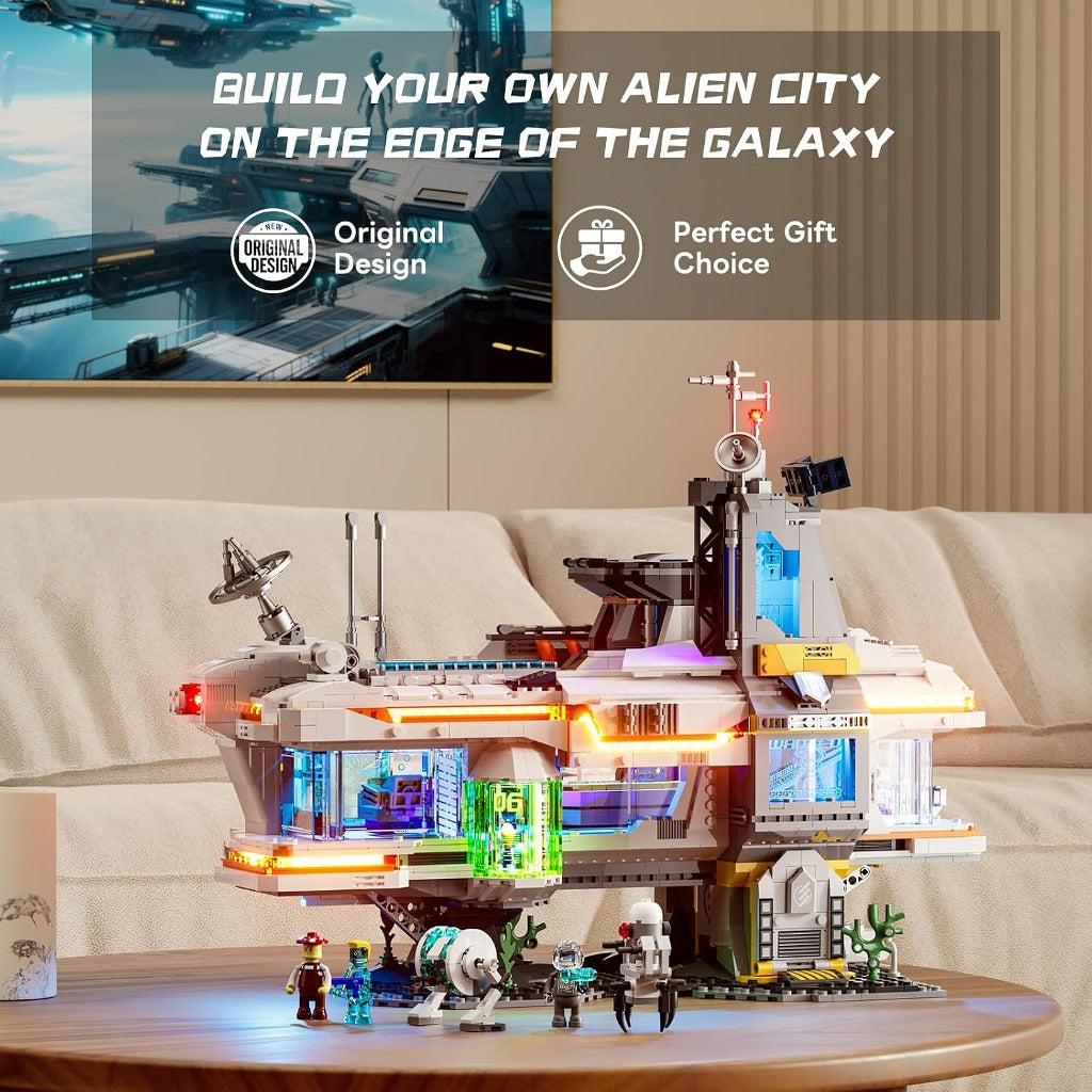 Lumibricks Alien Frontier: Bounty Hub (20007) building set - view 6