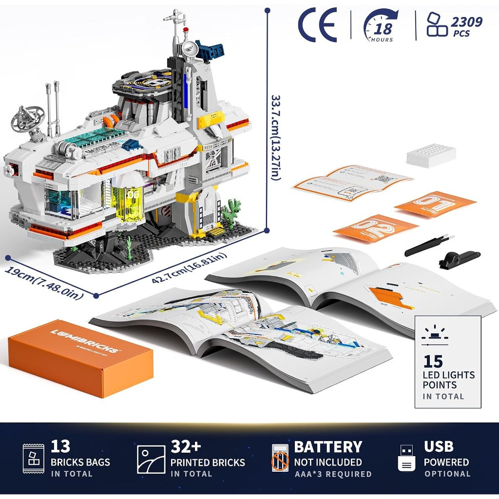 Lumibricks Alien Frontier: Bounty Hub (20007) building set - view 7