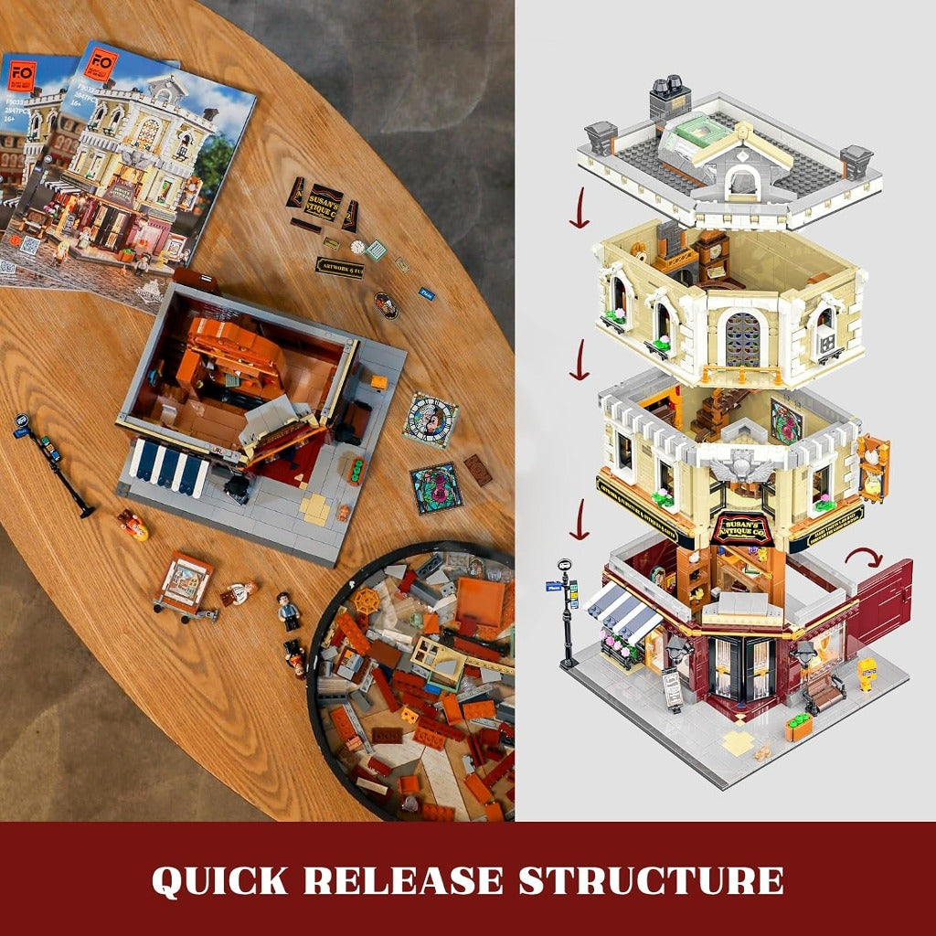 Lumibricks Antique Store (F9033) building set - view 2