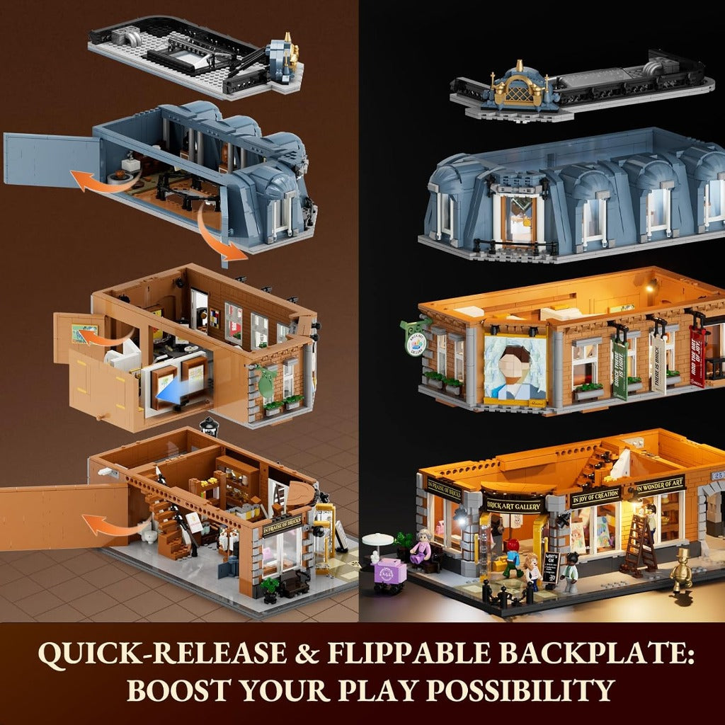 Lumibricks Art Gallery (L9085) building set - view 3