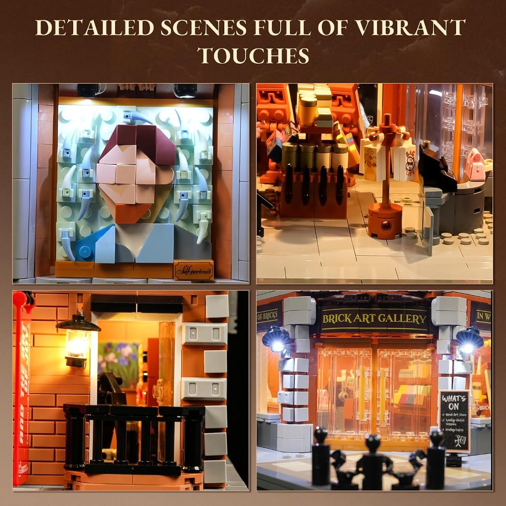 Lumibricks Art Gallery (L9085) building set - view 4