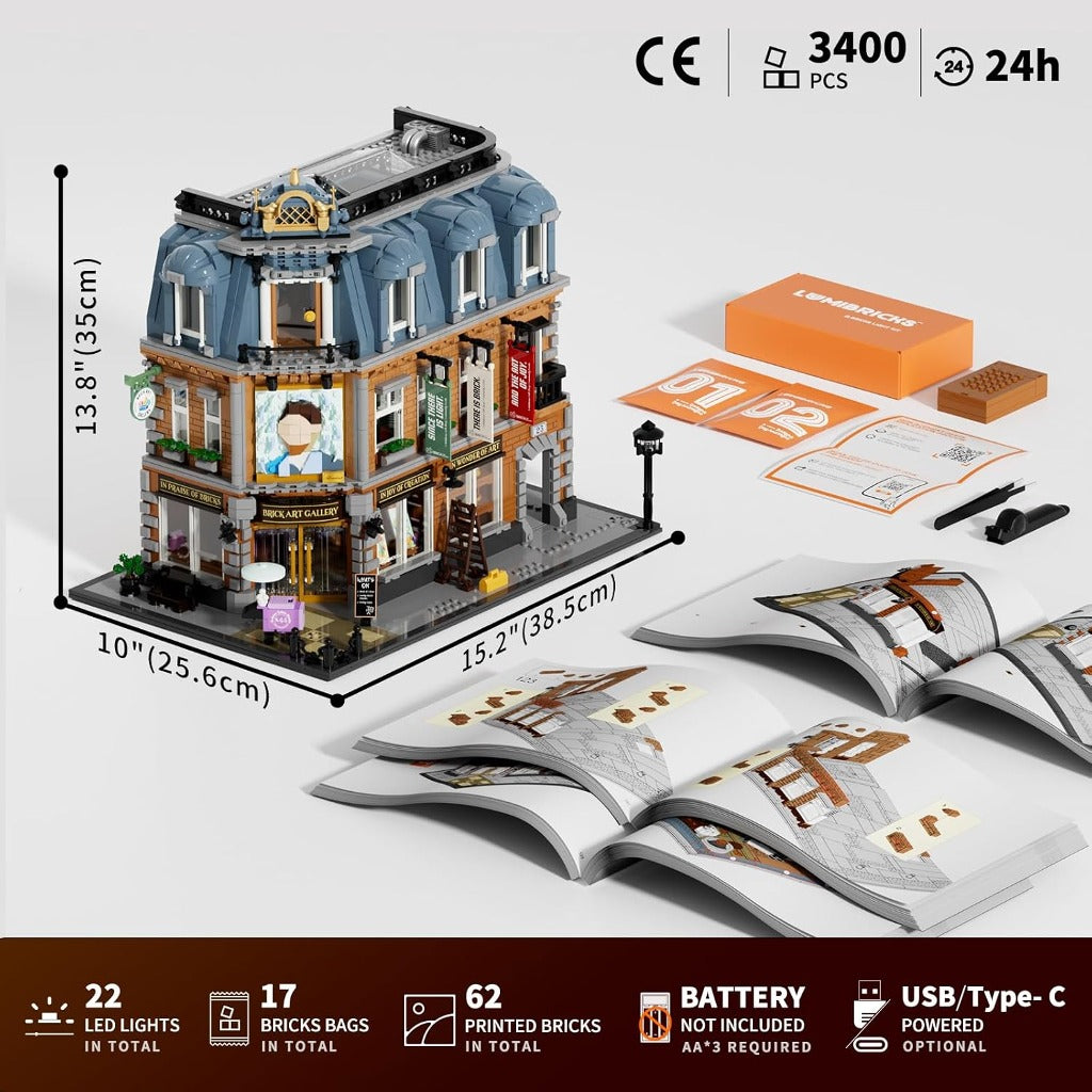Lumibricks Art Gallery (L9085) building set - view 7