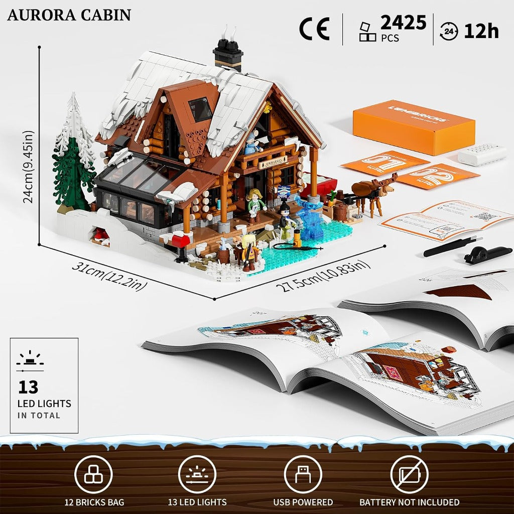 Lumibricks Aurora Cabin (L9090) building set - view 3