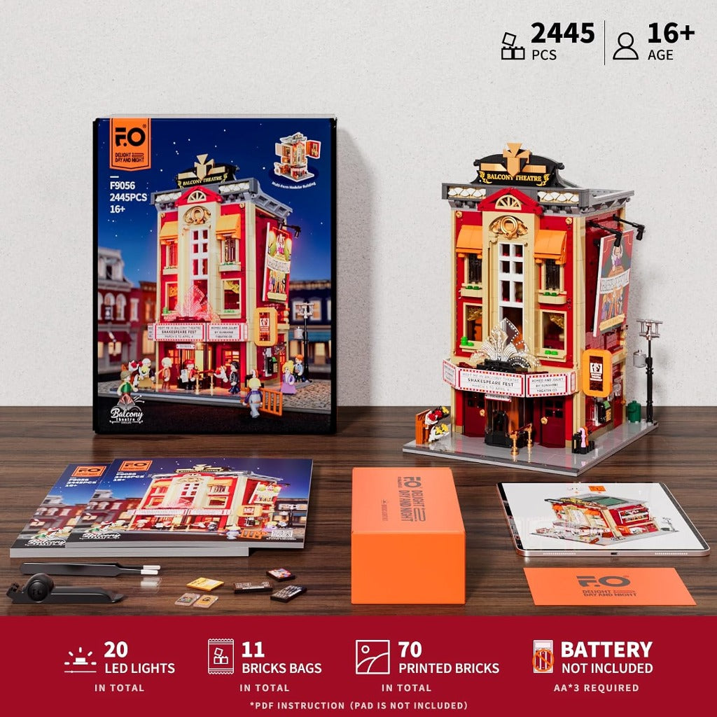 Lumibricks Balcony Theatre (F9056) building set - view 8