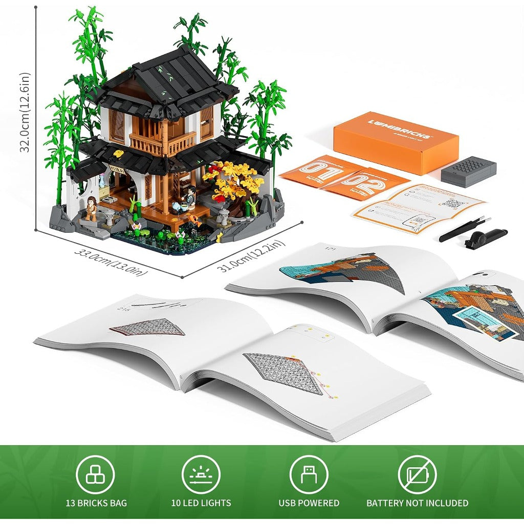 Lumibricks Bamboo House (L9075) building set - view 2