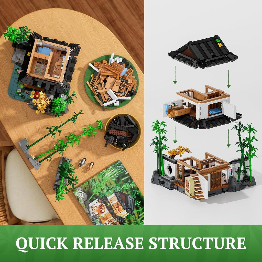 Lumibricks Bamboo House (L9075) building set - view 4