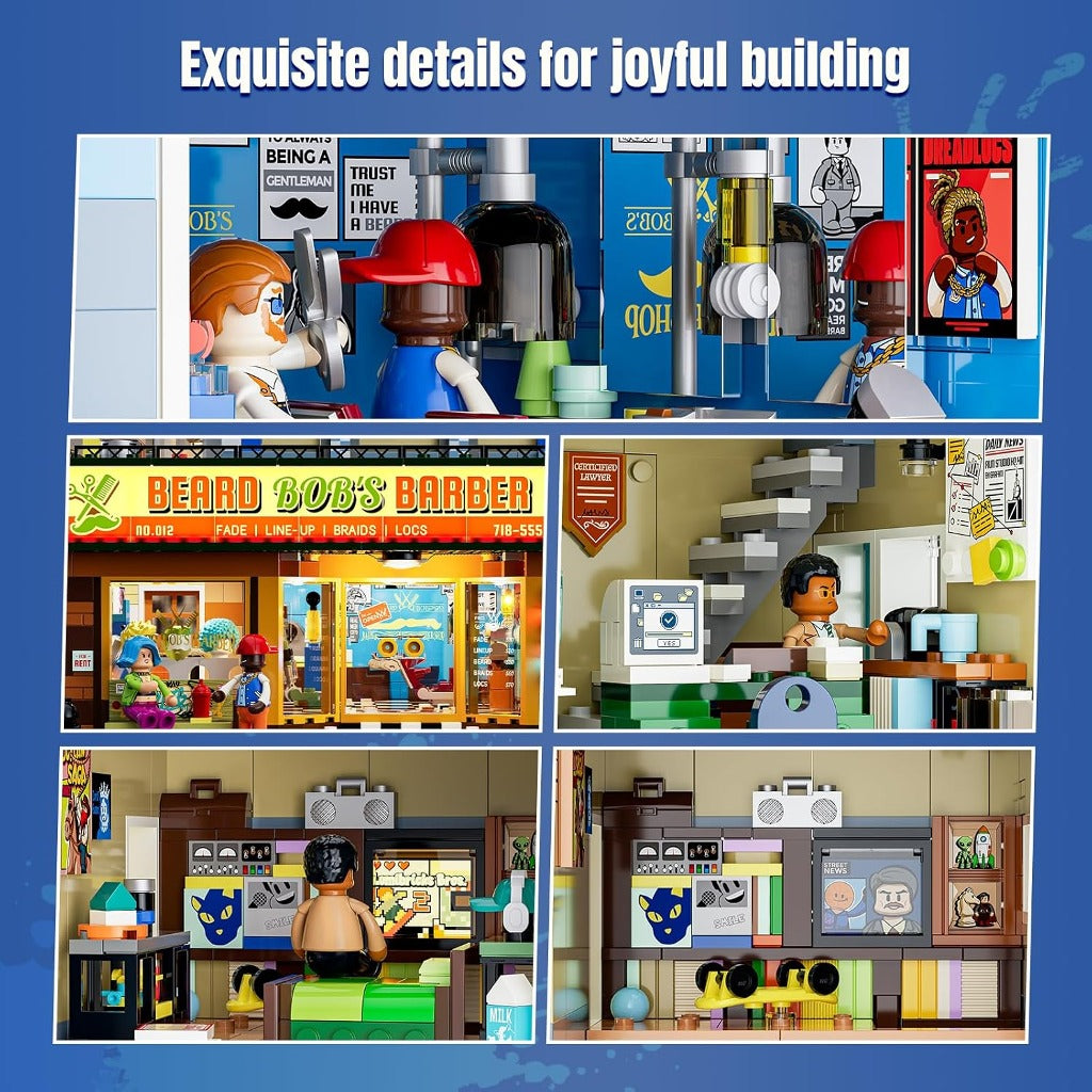 Lumibricks Barbershop (19012) building set - view 6