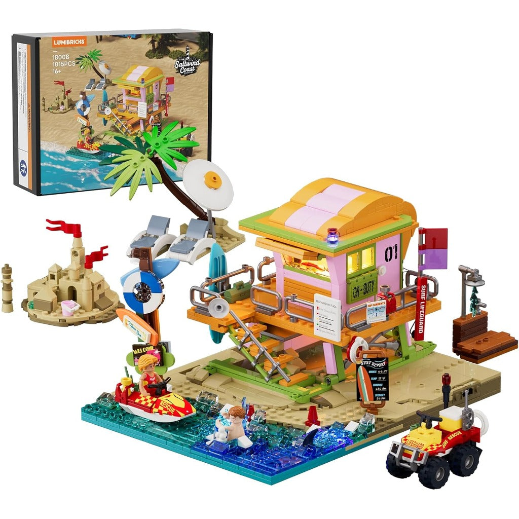 Lumibricks Beach Lifeguard Tower (18008) building set