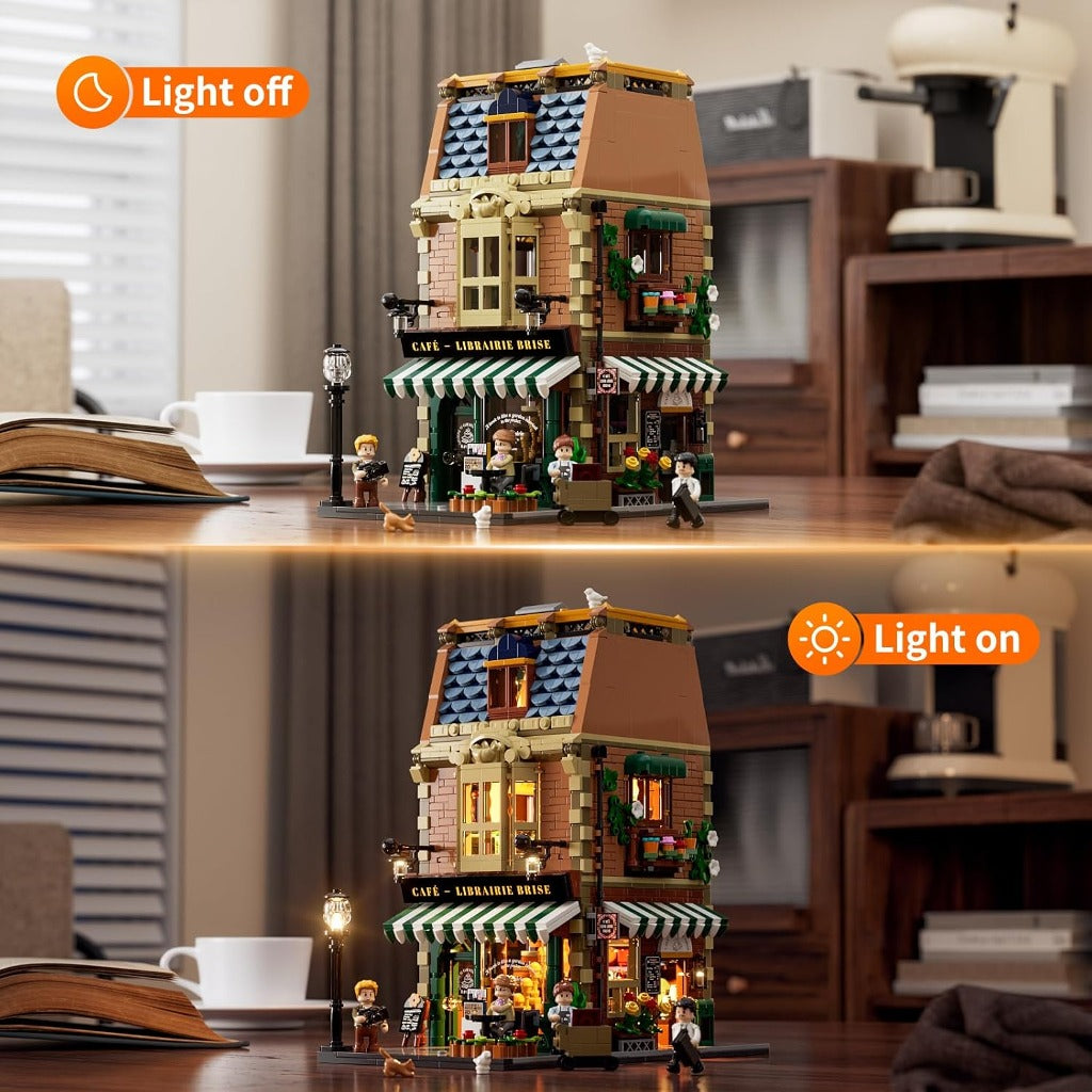 Lumibricks Book-Cafe (F9031) building set - view 2