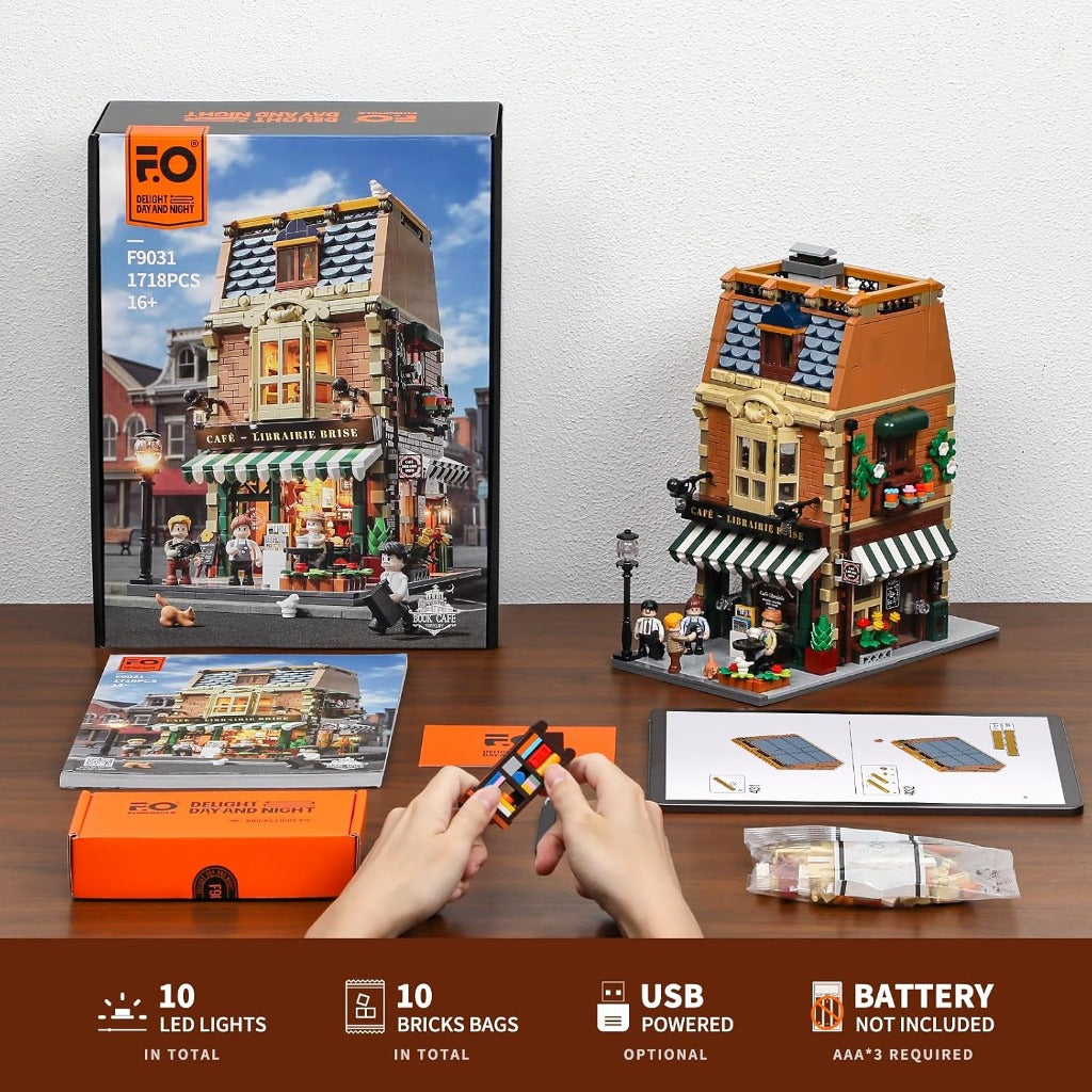 Lumibricks Book-Cafe (F9031) building set - view 6