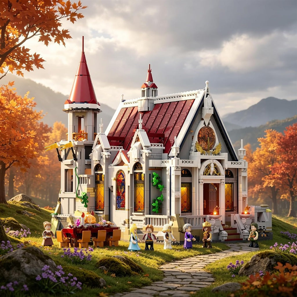 Lumibricks Castle Banquet Hall (L9071) building set - view 9