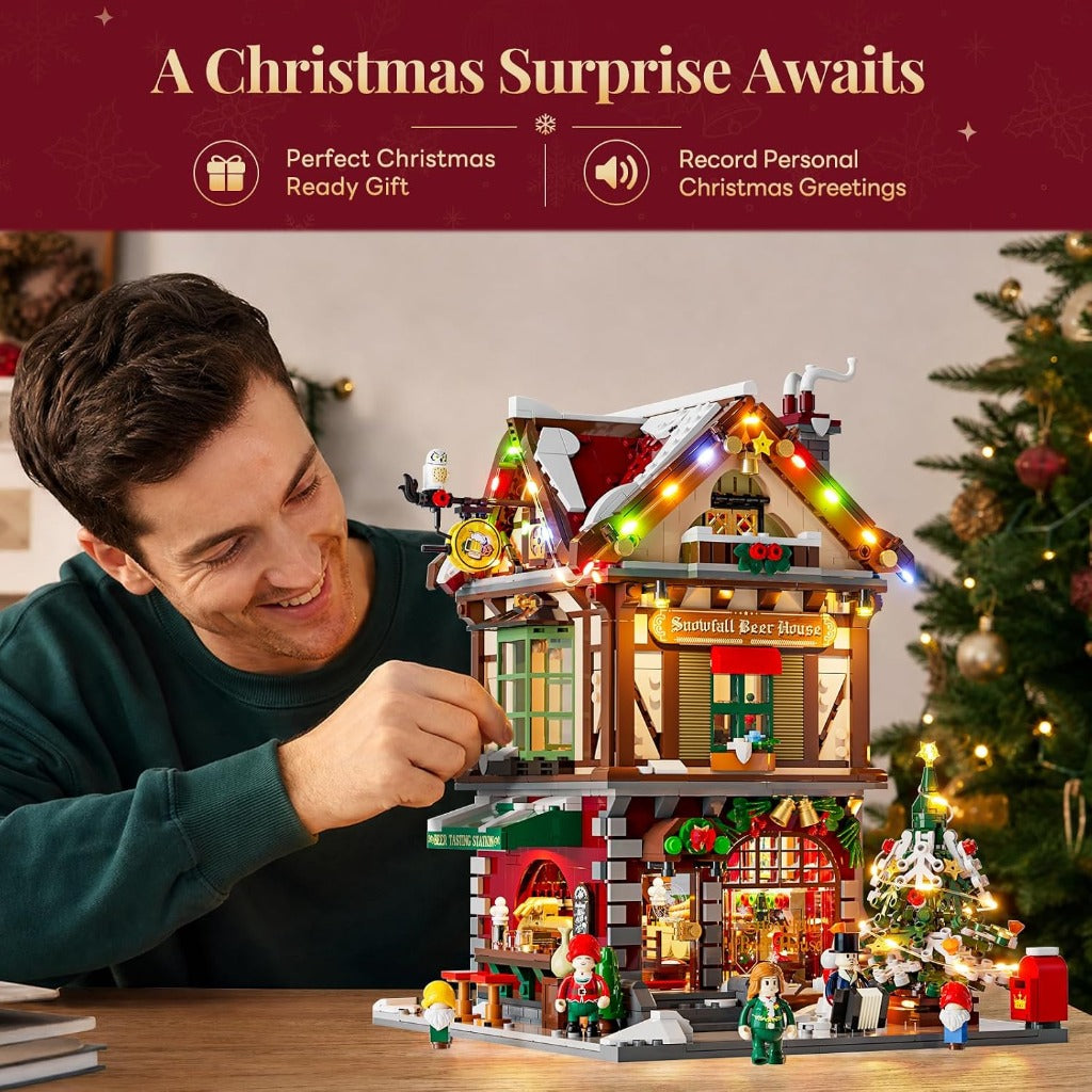 Lumibricks Christmas Pub (15014) building set - view 2