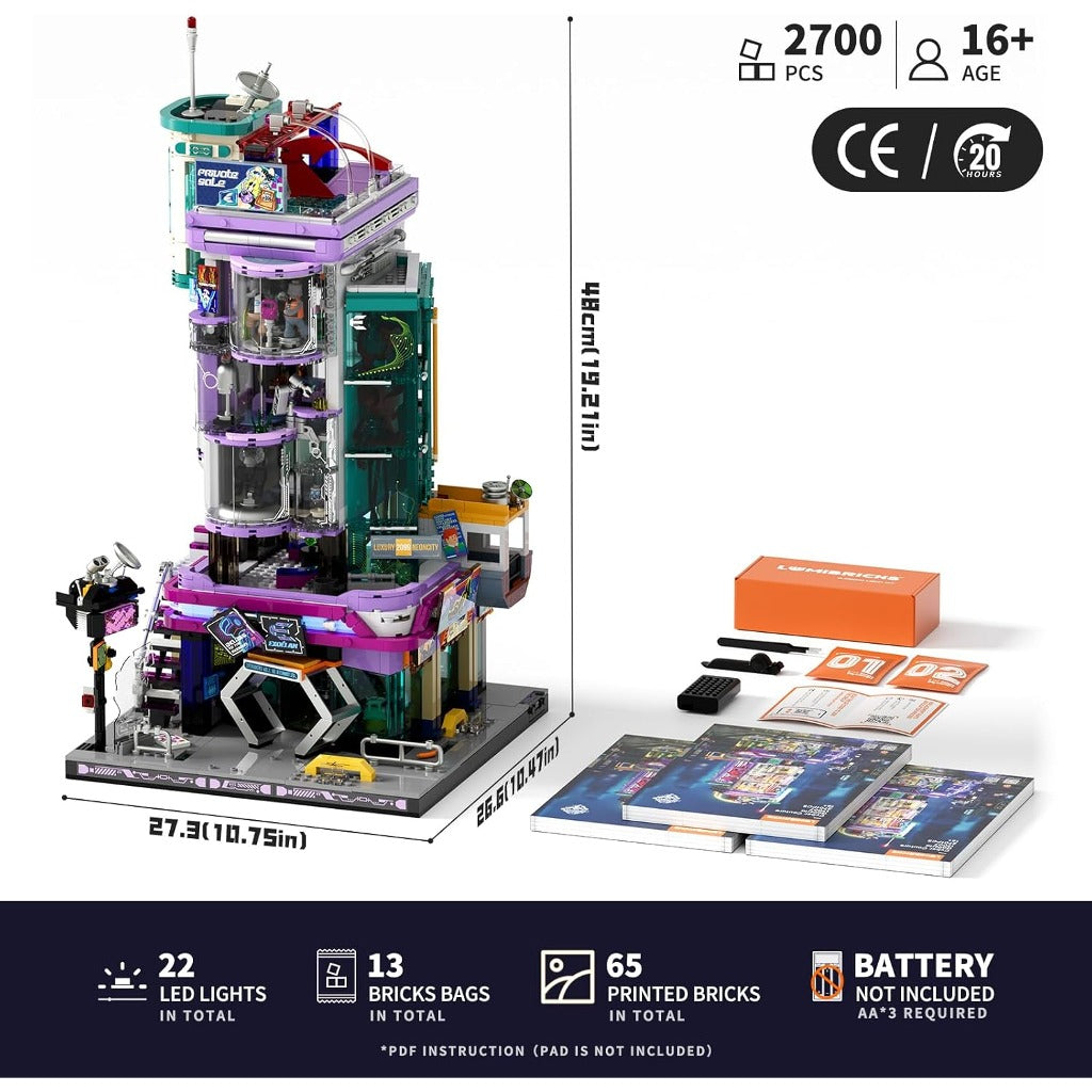 Lumibricks Cyber Couture Galleria (17007) building set - view 2