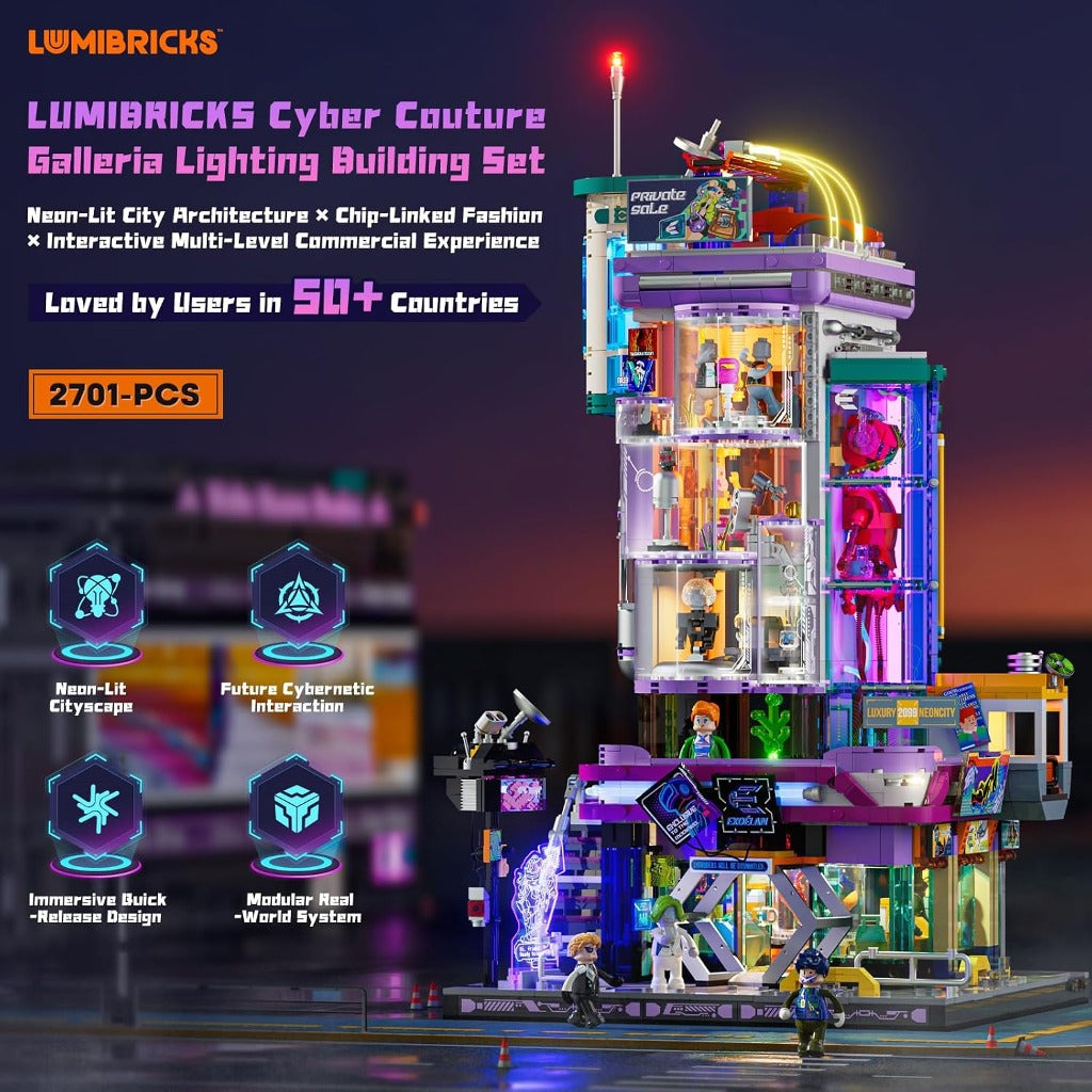 Lumibricks Cyber Couture Galleria (17007) building set - view 3