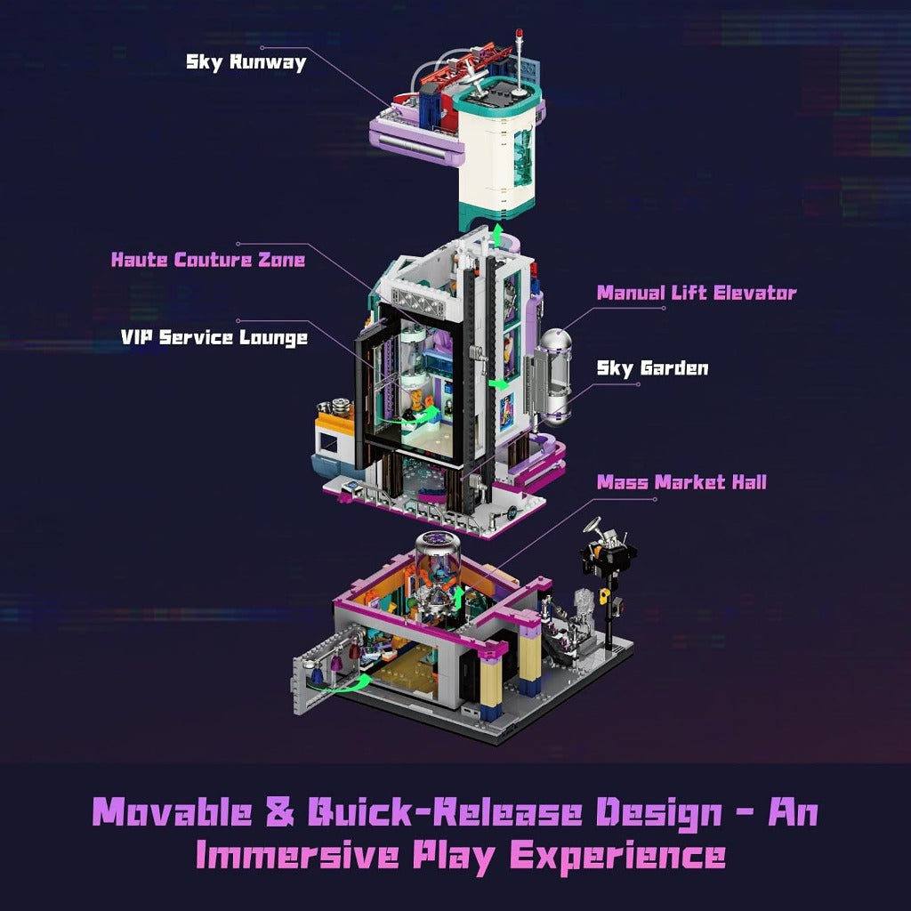 Lumibricks Cyber Couture Galleria (17007) building set - view 6