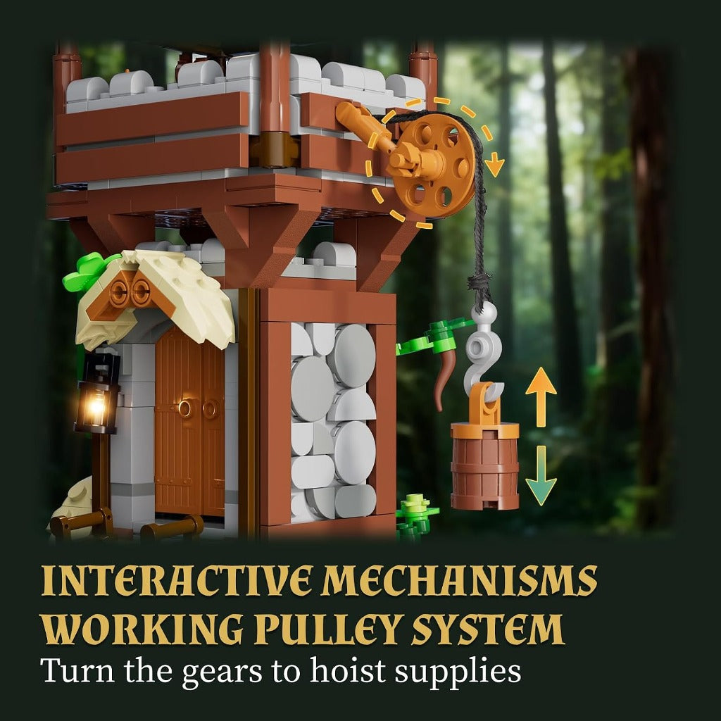 Lumibricks Forest Outpost (12015) building set - view 3