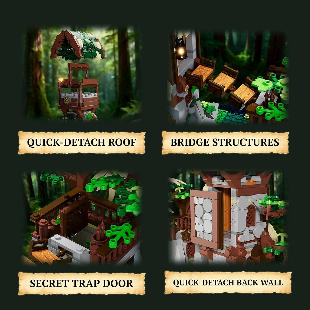 Lumibricks Forest Outpost (12015) building set - view 4