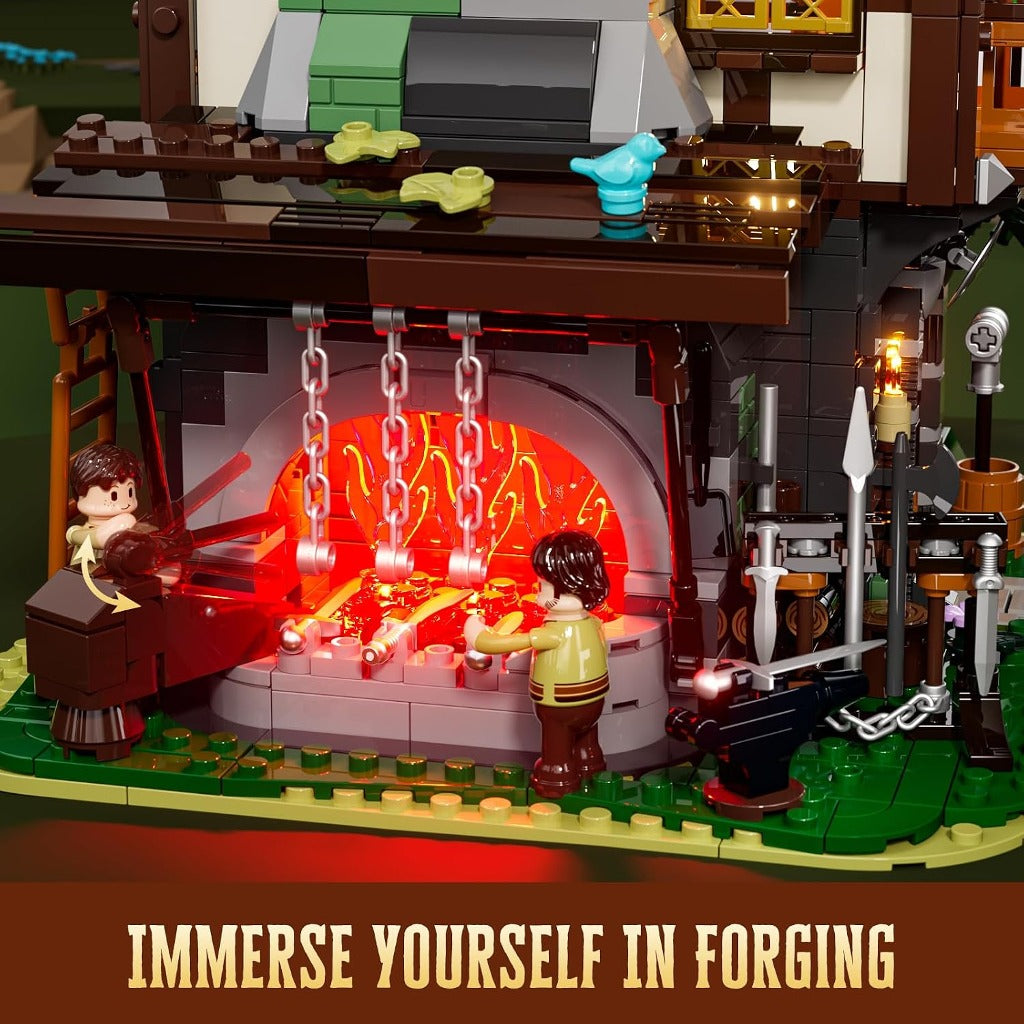 Lumibricks Forge House (F9040) building set - view 2
