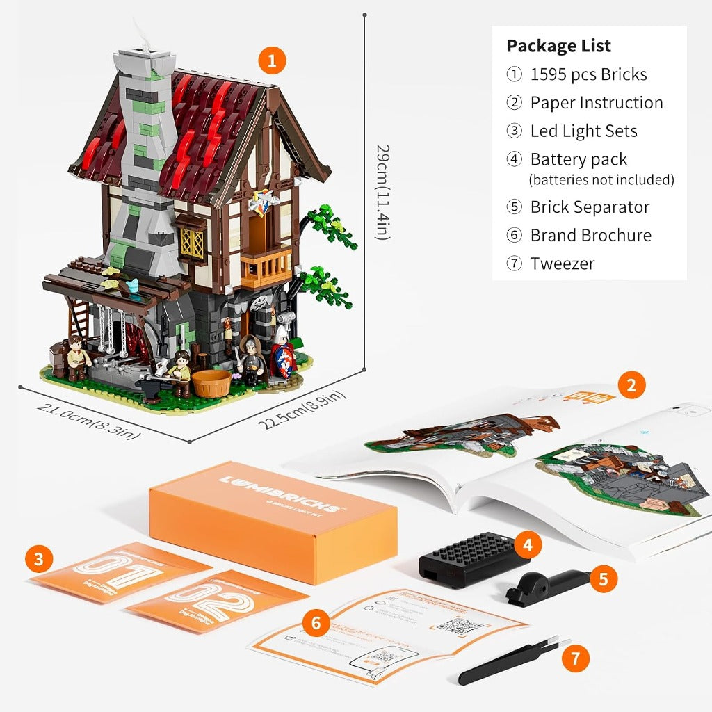 Lumibricks Forge House (F9040) building set - view 3