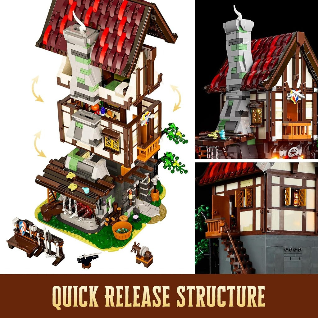 Lumibricks Forge House (F9040) building set - view 6