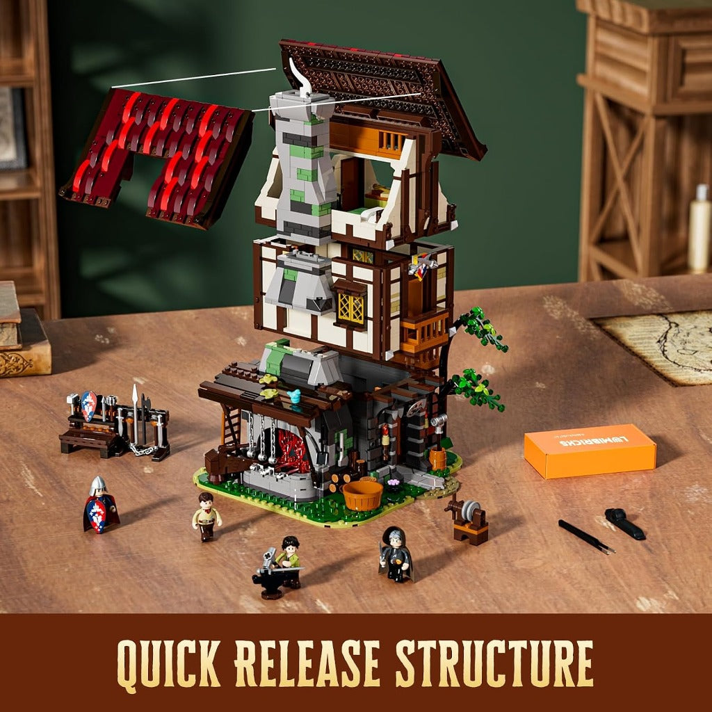 Lumibricks Forge House (F9040) building set - view 7
