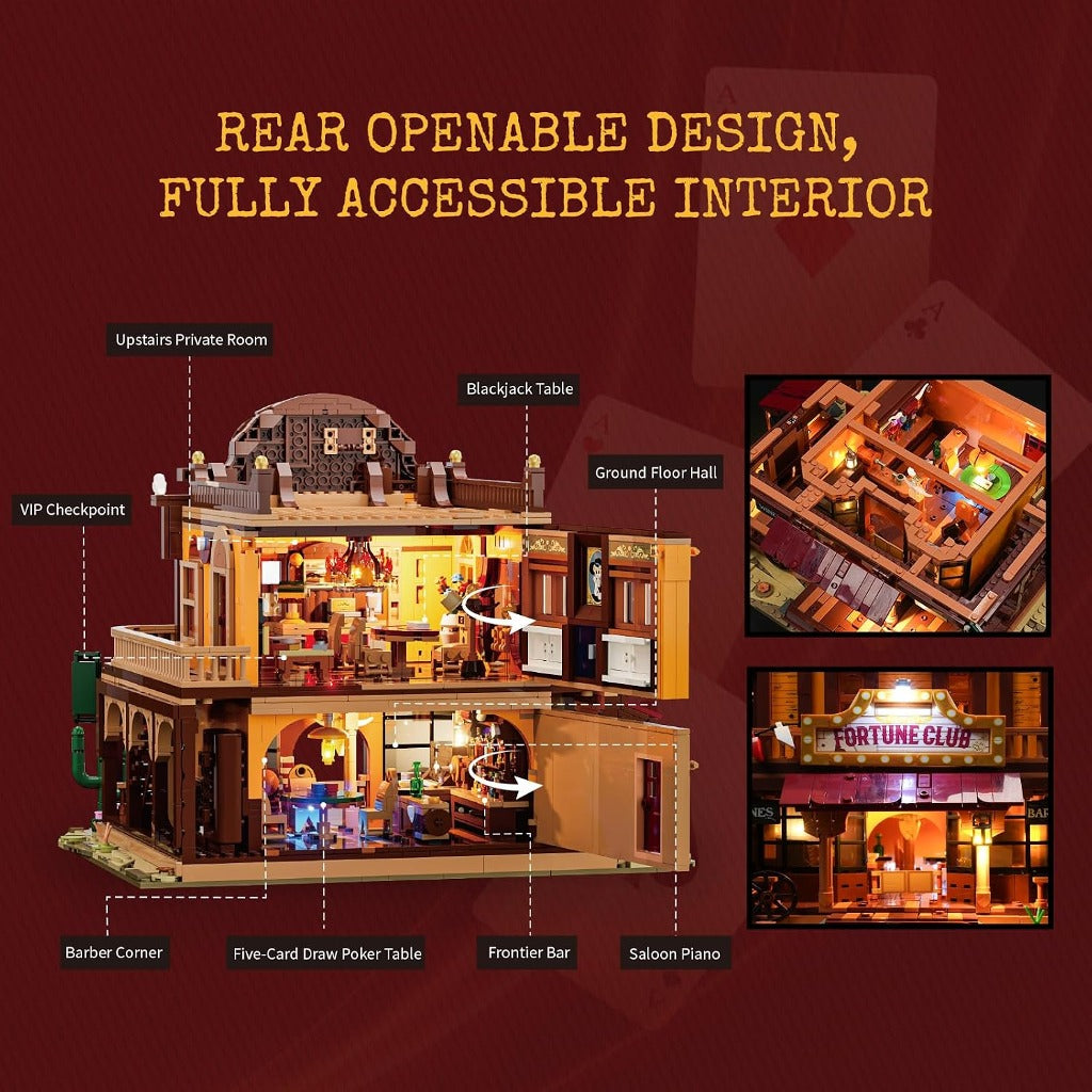 Lumibricks Fortune Club Saloon (14019) building set - view 2