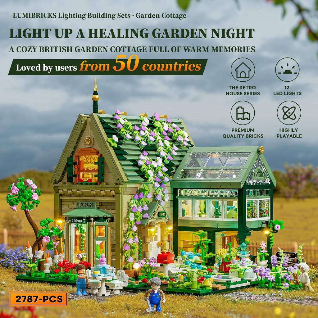 Lumibricks Garden Cottage (10013) building set - view 3