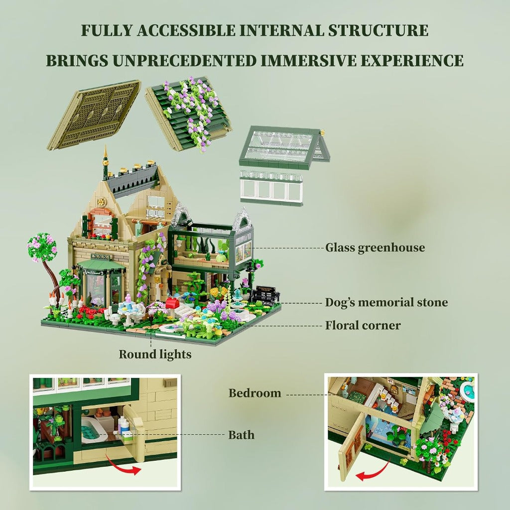 Lumibricks Garden Cottage (10013) building set - view 4