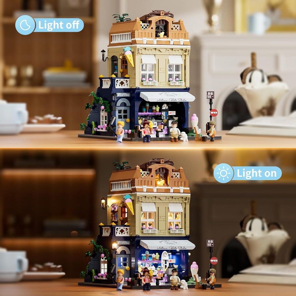 Lumibricks Gelato Store (F9078) building set - view 4
