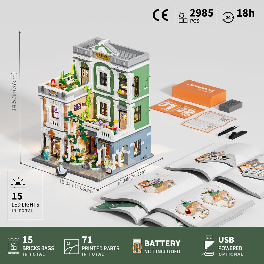Lumibricks Greenway Clinic (15011) building set - view 7