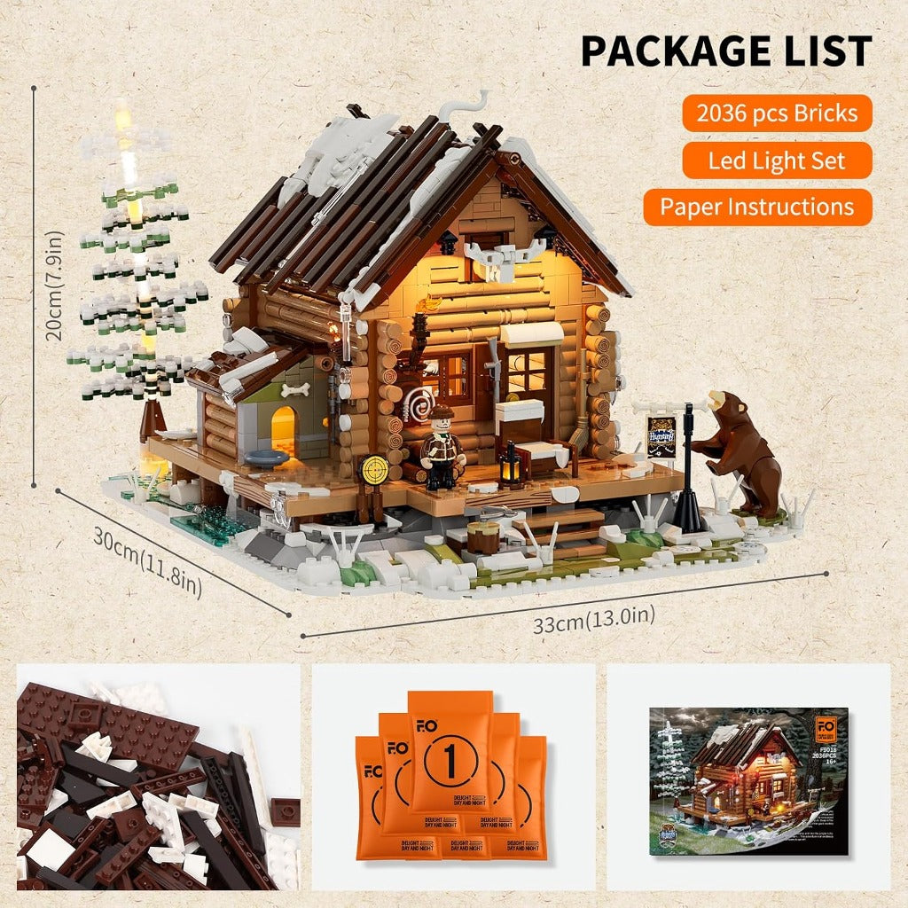 Lumibricks Hunting Cabin (F9018) building set - view 3