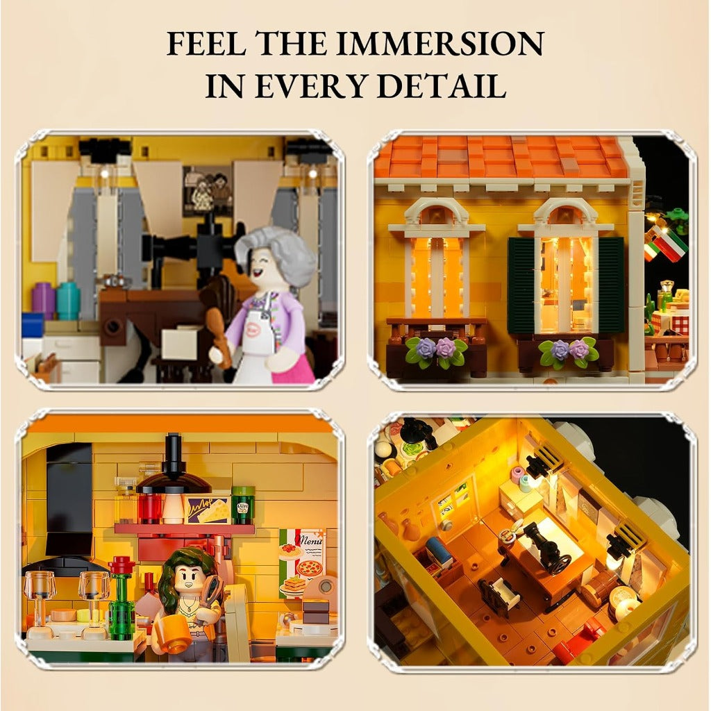 Lumibricks Italian Homestyle Restaurant (15010) building set - view 3