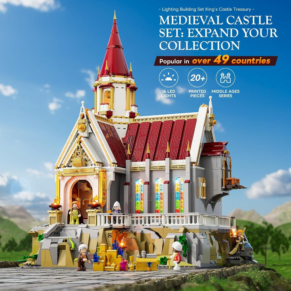 Lumibricks King's Castle Treasury (L9105) building set - view 4